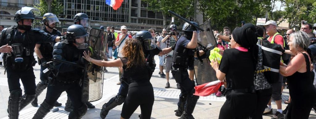 Charge policière samedi à Montpellier