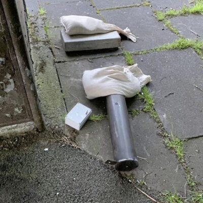 Le faux mortier, en fait une vraie bombe