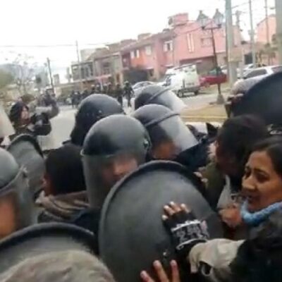 La manifestation à Salta