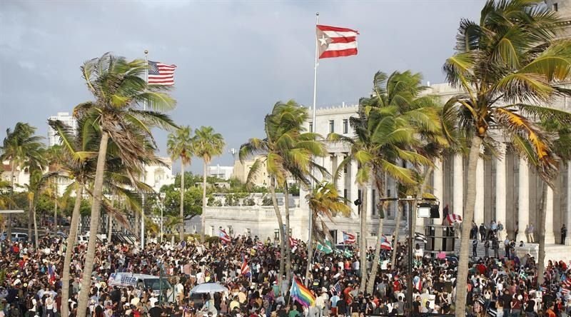 La manifestation de lundi à San Juan
