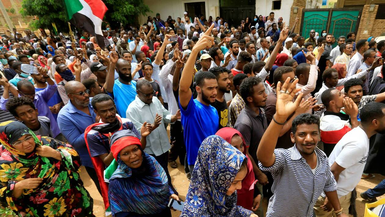 Manifestants ce dimanche à Khartoum