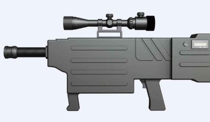 Un prototype de Fusil Laser