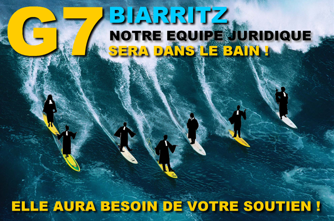 Constitution d'une Défense Collective pour le G7 de Biarritz