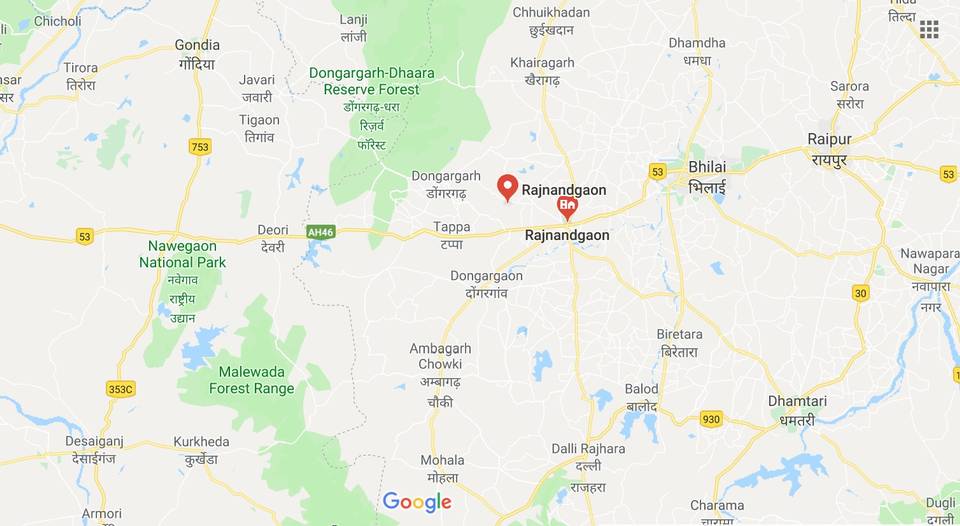 Le district de Rajnandgaon, dans le Chhattisgarh