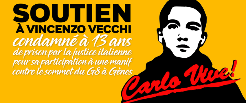 Soutien à Vincenzo Vecchi