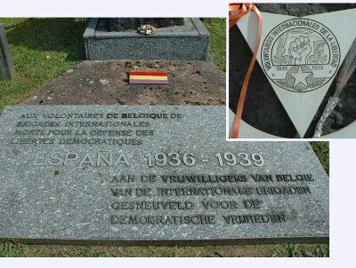 Le monument aux Brigadistes de Belgique
