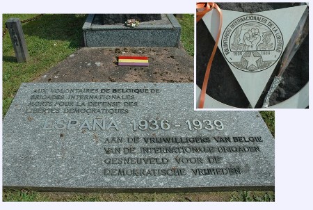Le monument aux Brigadistes de Belgique