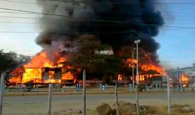 L'incendie des locaux de Confipetrol.