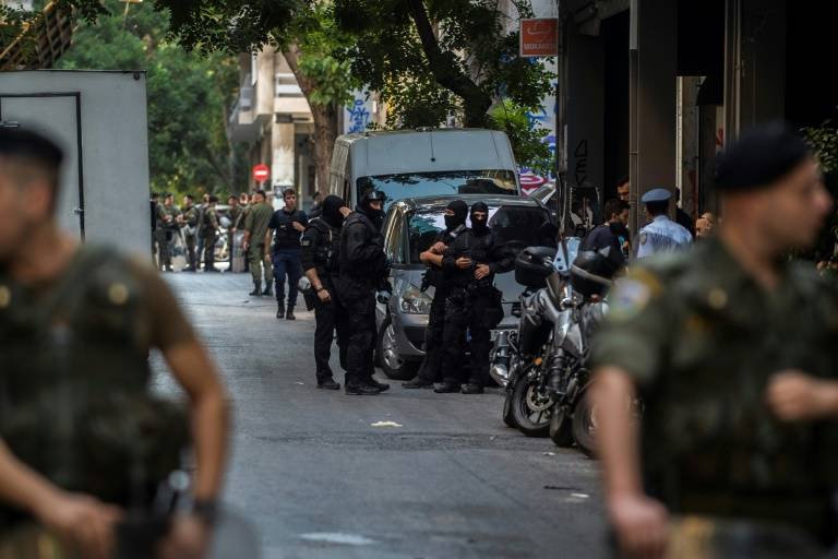 L'opération policière à Exarchia