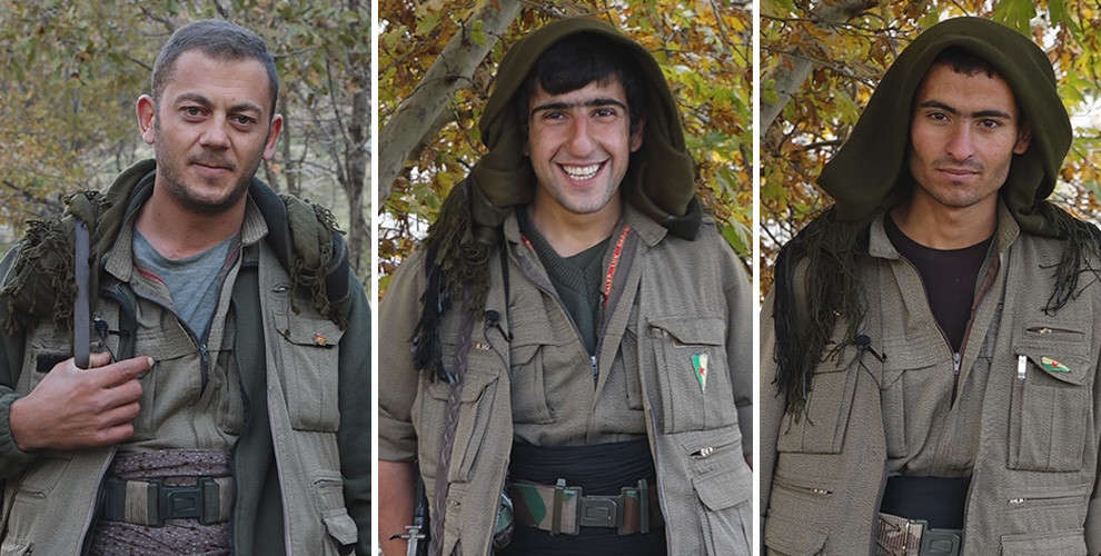 Combattants du HPG, la guérilla du PKK