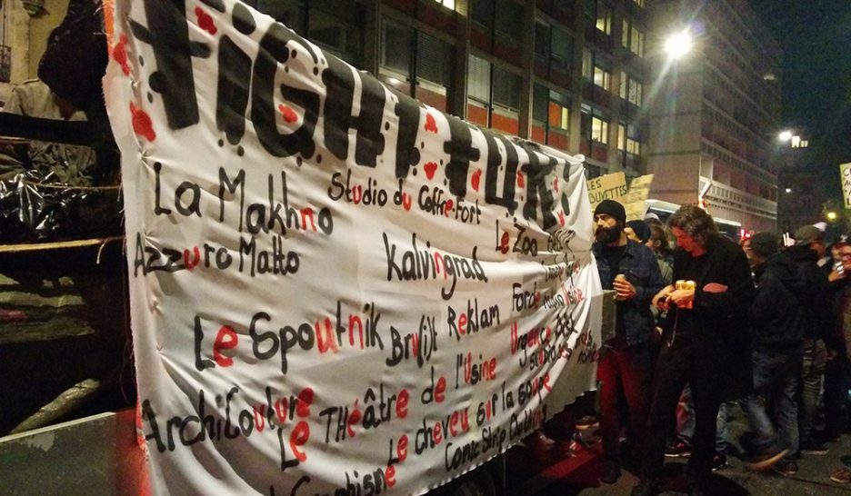 Manifestation de soutien à l'Usine