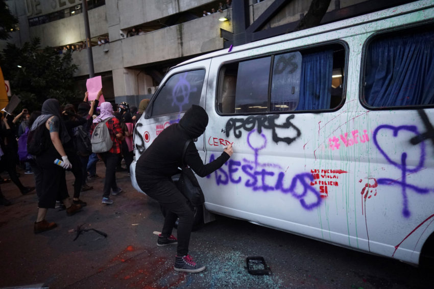 Les affrontements vendredi à Mexico