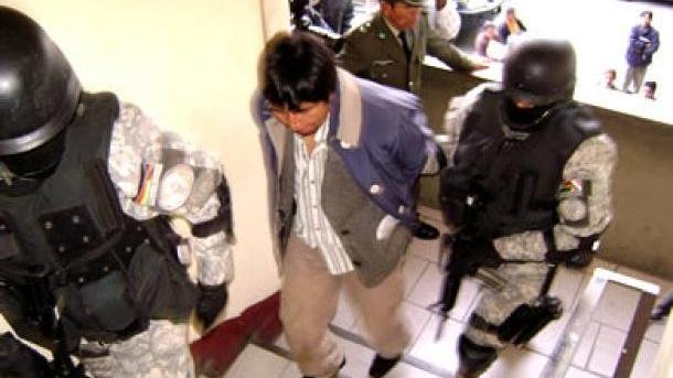 Luis Enrique Paredes Del Pino, lors d'une précédente arrestation