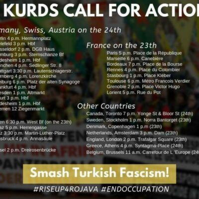 Manifestations du mouvement du mouvement kurde contre l'AKP