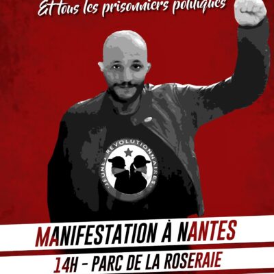 Une affiche pour une manifestation pour la libération de Théo (archive)