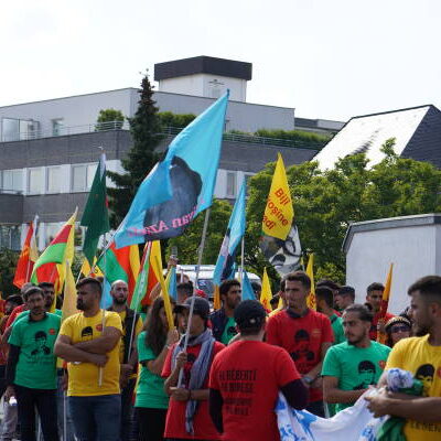 Les participants à la marche