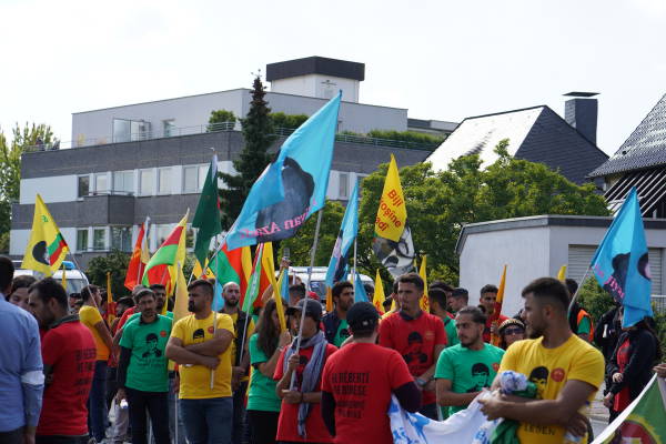 Les participants à la marche