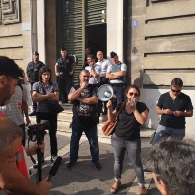 Devant le tribunal marseillais ce vendredi