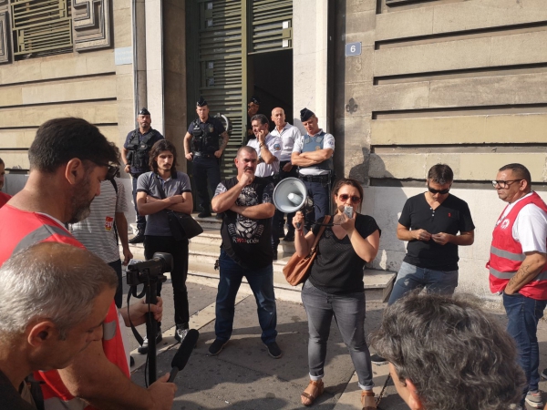 Devant le tribunal marseillais ce vendredi