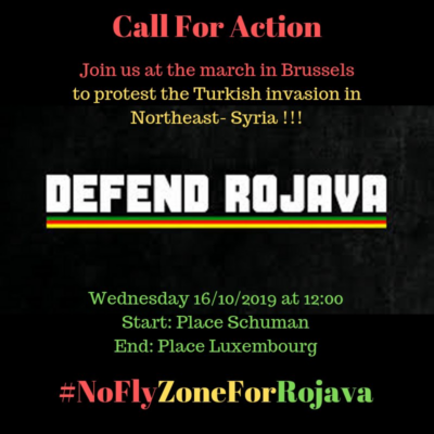 Manifestation à Bruxelles, mercredi 16 octobre 2019