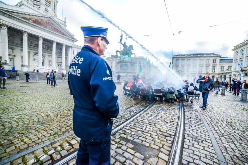 United against police violence le 21 octobre