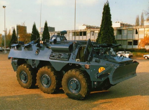 Le VAB de maintien de l'ordre