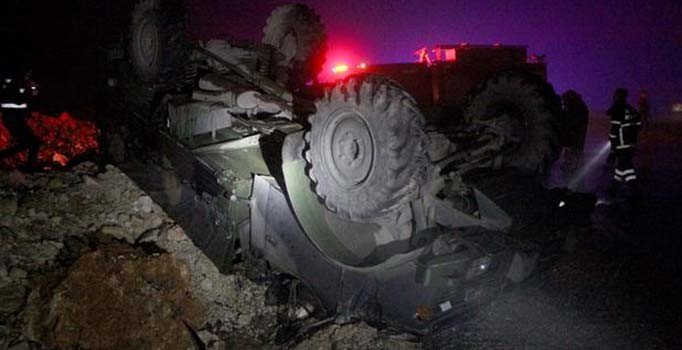 Le blindé cible de l'embuscade