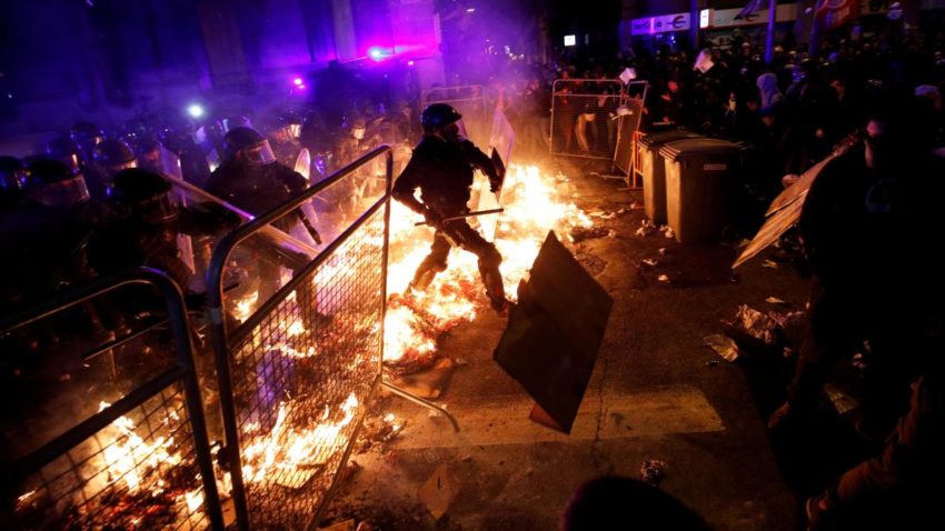 Affrontements à Barcelone