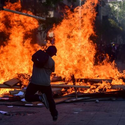 Les affrontements au Chili