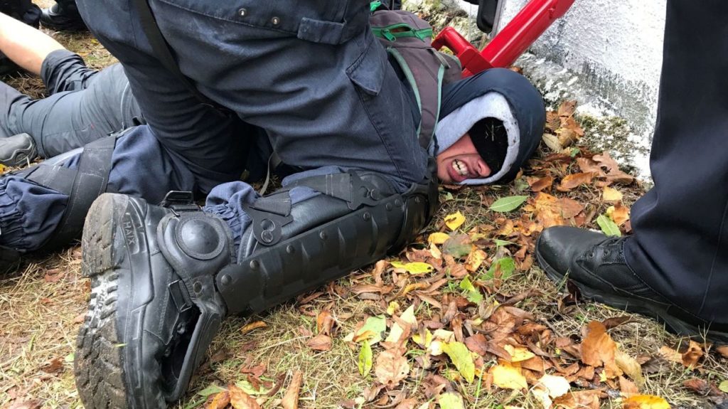 Expulsion violente d'un squat à Louvain-La-Neuve