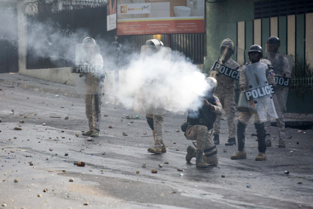 Répression de la manifestation d'hier en Haïti
