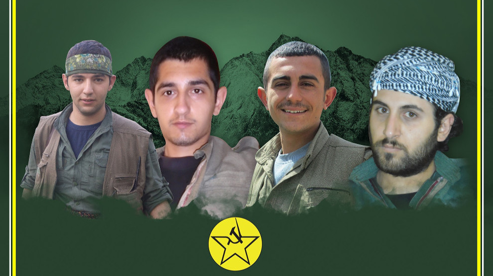 Les quatre combattants des MLSPB