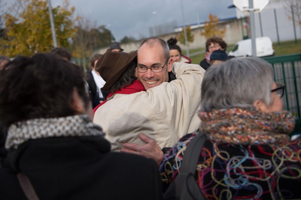 Vincenzo à sa sortie de la prison de Rennes