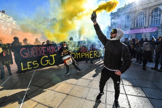 Les gilets jaunes à Montpellier ce samedi