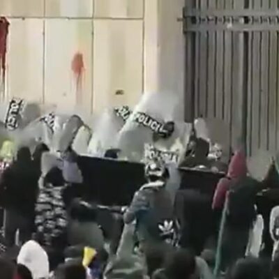 Affrontements entre policiers et étudiant·es en octobre en Colombie