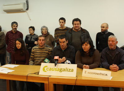 Les inculpés de Causa Galiza