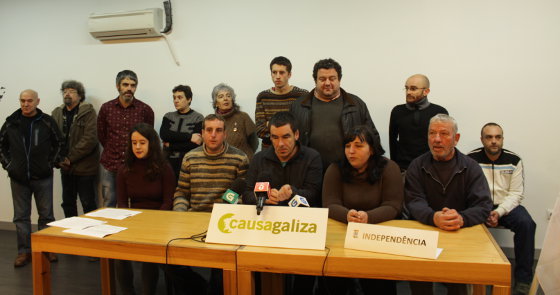 Les inculpés de Causa Galiza