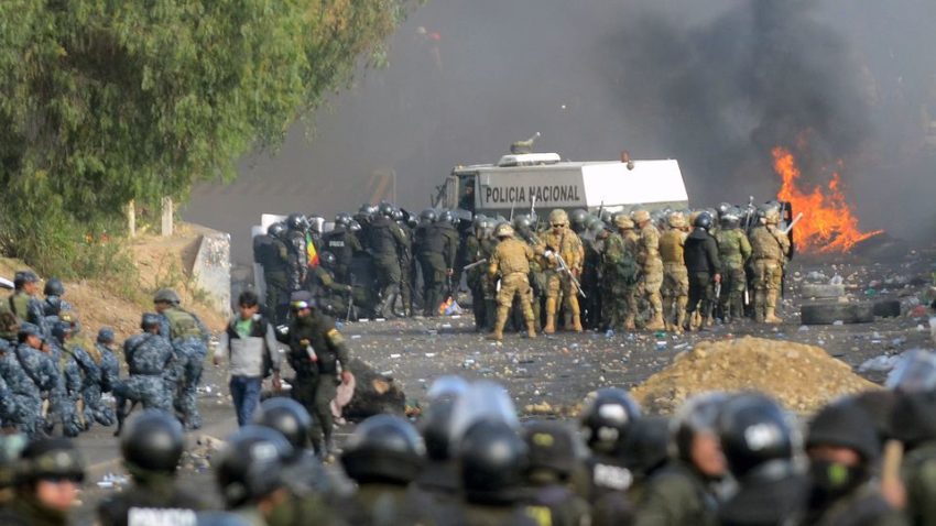 Affrontements à Cochabamba