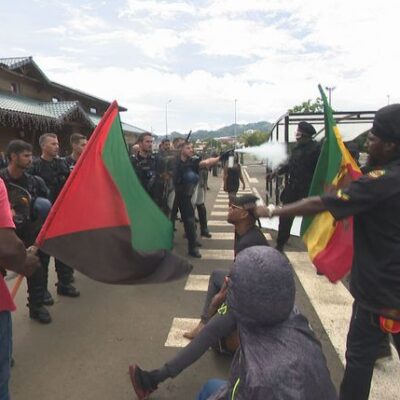 Les incidents à la Martinique ce samedi