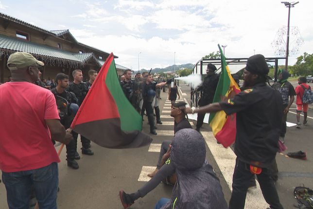 Les incidents à la Martinique ce samedi