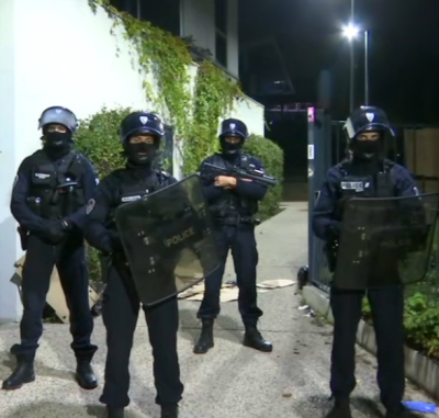 répression blocage lyon le bron