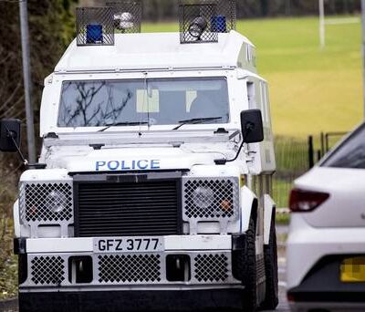 Déploiement policier sur les lieux de l'attaque