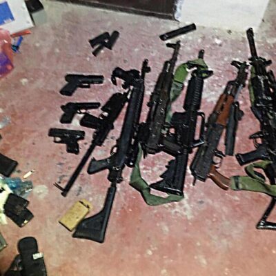 Armes saisies par les forces de sécurité israéliennes