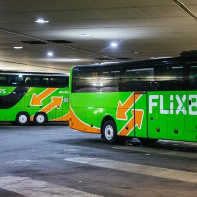 La grève des chauffeurs de bus en France