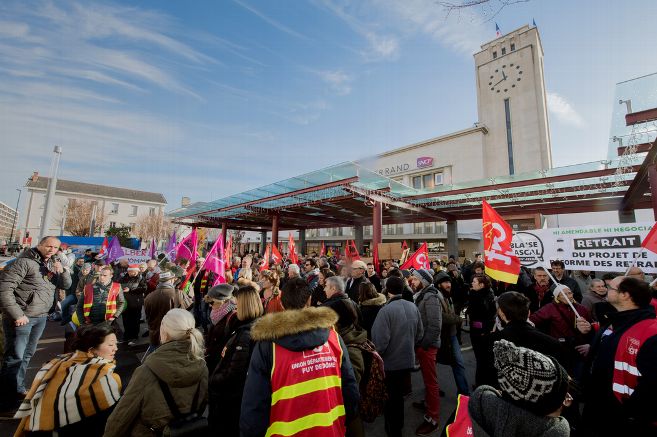 La grève de jeudi à Clermont-Ferrand