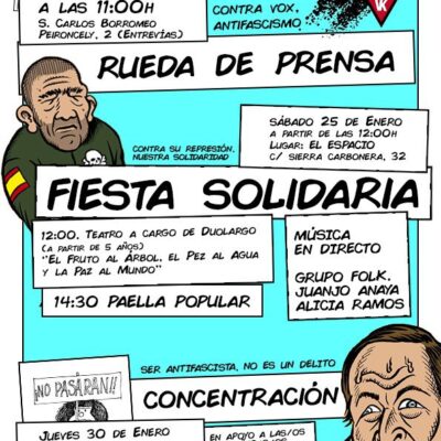 13 militants antifascistes en procès pour avoir manifesté contre Vox