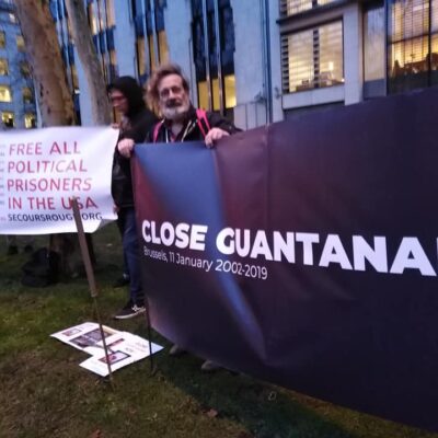 Manifestation pour la fermeture de Guantanamo