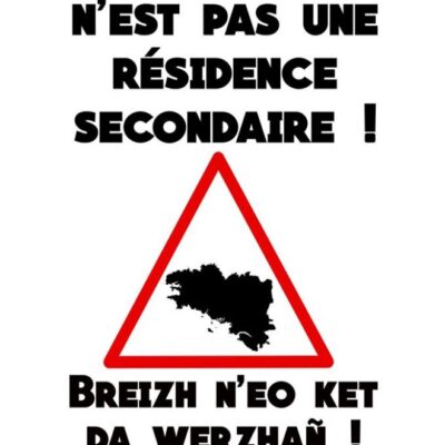 Une militante de Dispac’h en procès pour des tags contre la spéculation immobilière et les résidences secondaires