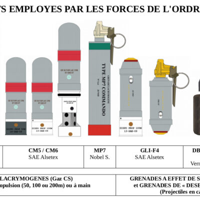 grenades en service en France