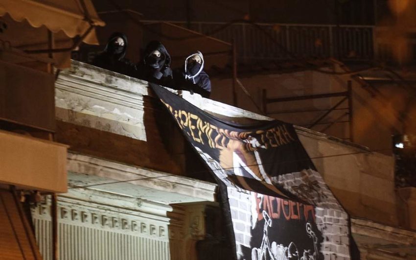 La réoccupation des squat à Koukaki